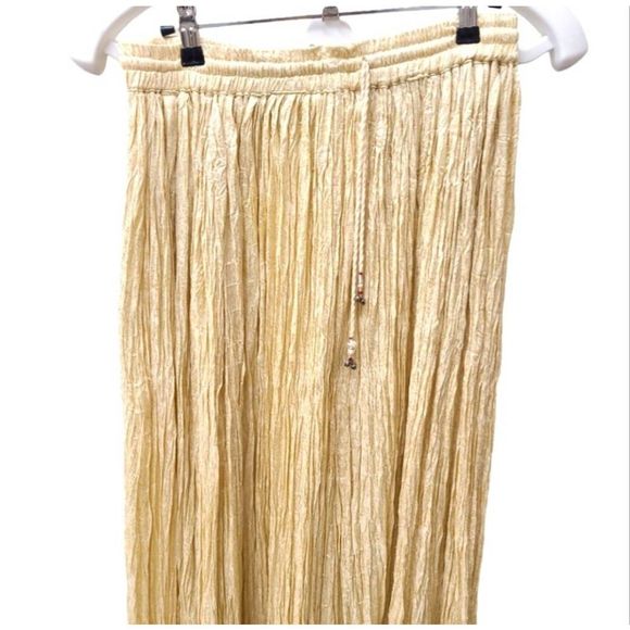 MagicScarf Co Gold Maxi Skirt OS - Picture 4 of 7